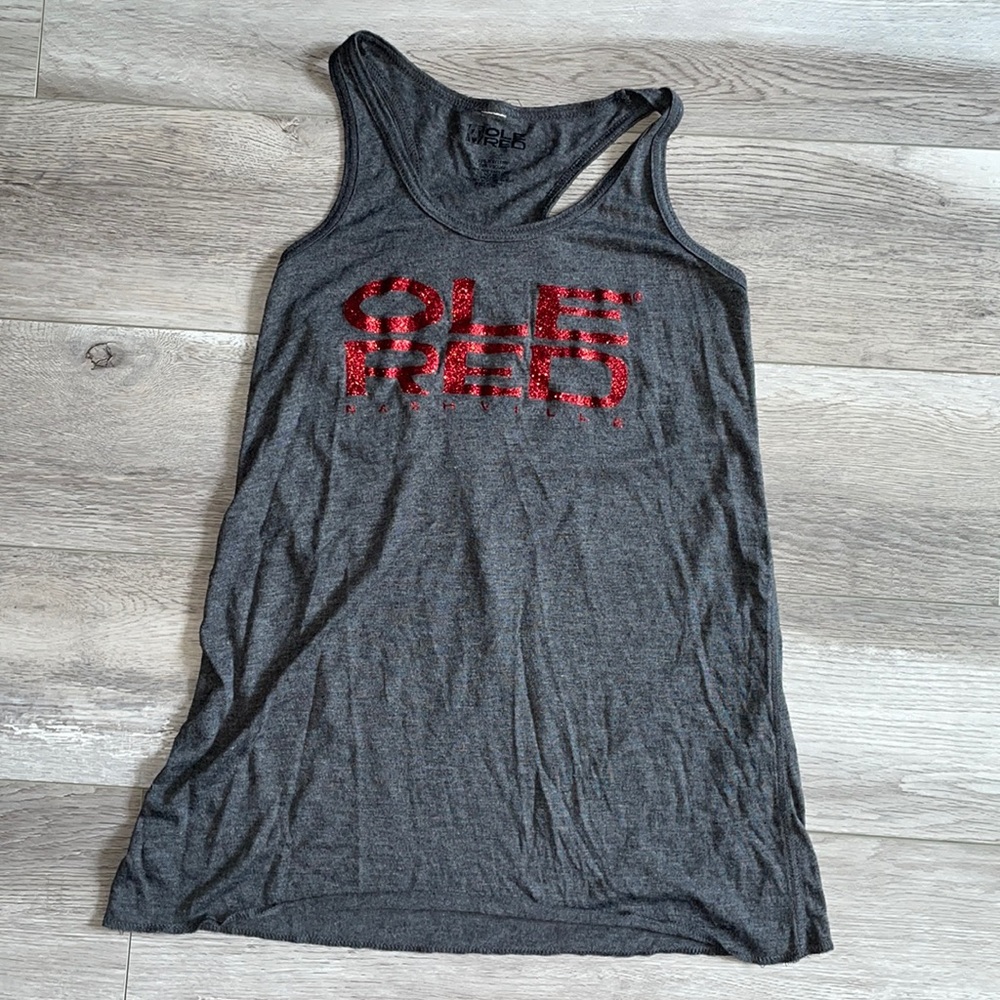 OLE RED Nashville razor back tank top size small